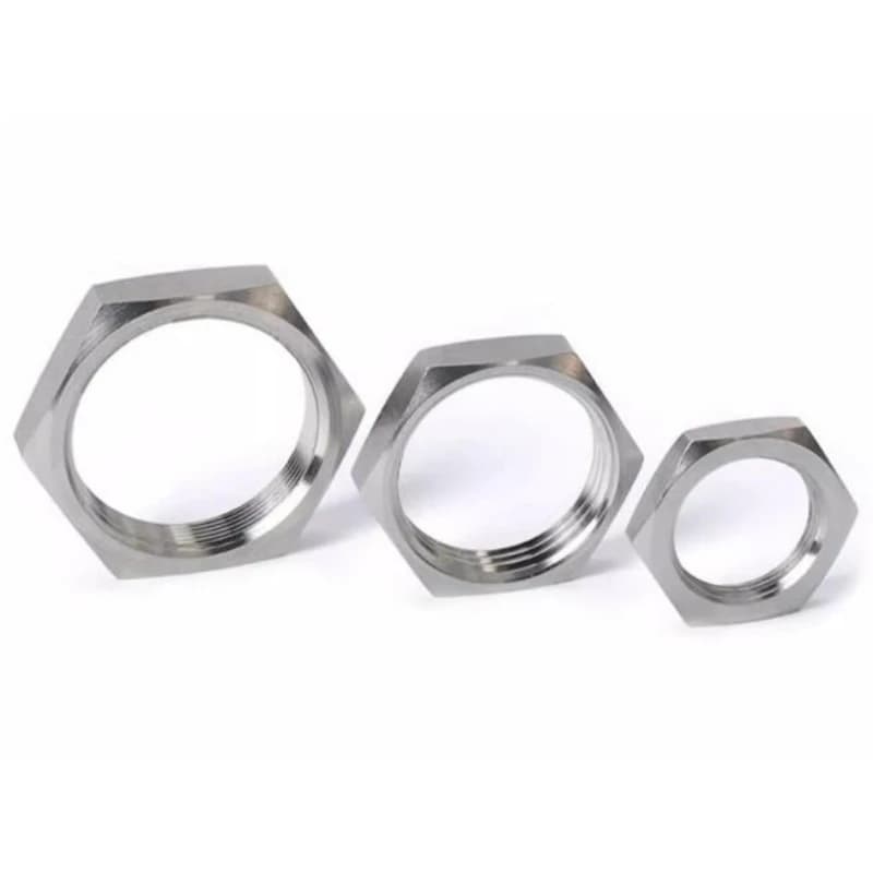 Hex Lock Nuts | 304 Stainless Steel Pipe Fittings | M8-M50 Thread Connector Set - Thumbnail 4