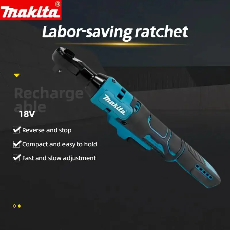 Makita 18V Brushless Cordless Ratchet Wrench | Variable Speed | 10-15mm Capacity - Thumbnail 2