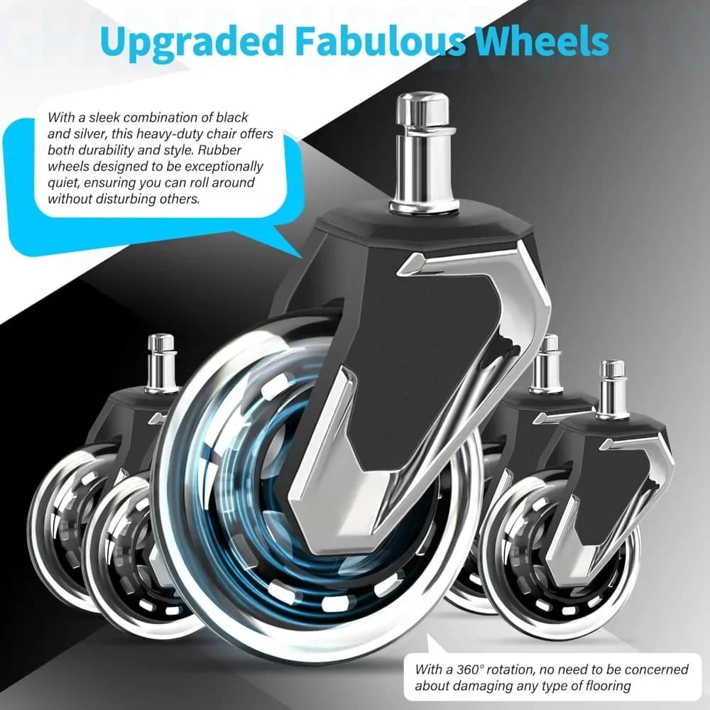 Duty Big & Tall Office Chair | 700lbs Capacity | 3D Flip-Arm Feature with Adjustable Headrest - Thumbnail 4