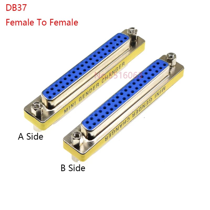 DB9/RS232 Null Modem Adapter | VGA Gender Changer | Serial Port Connector - Thumbnail 5