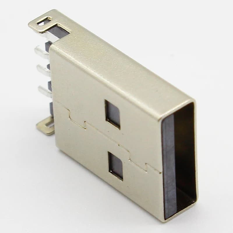 USB 2.0 A-Male SMT Connectors | 10-Pack for Data & Charging | G49 Series - Thumbnail 5