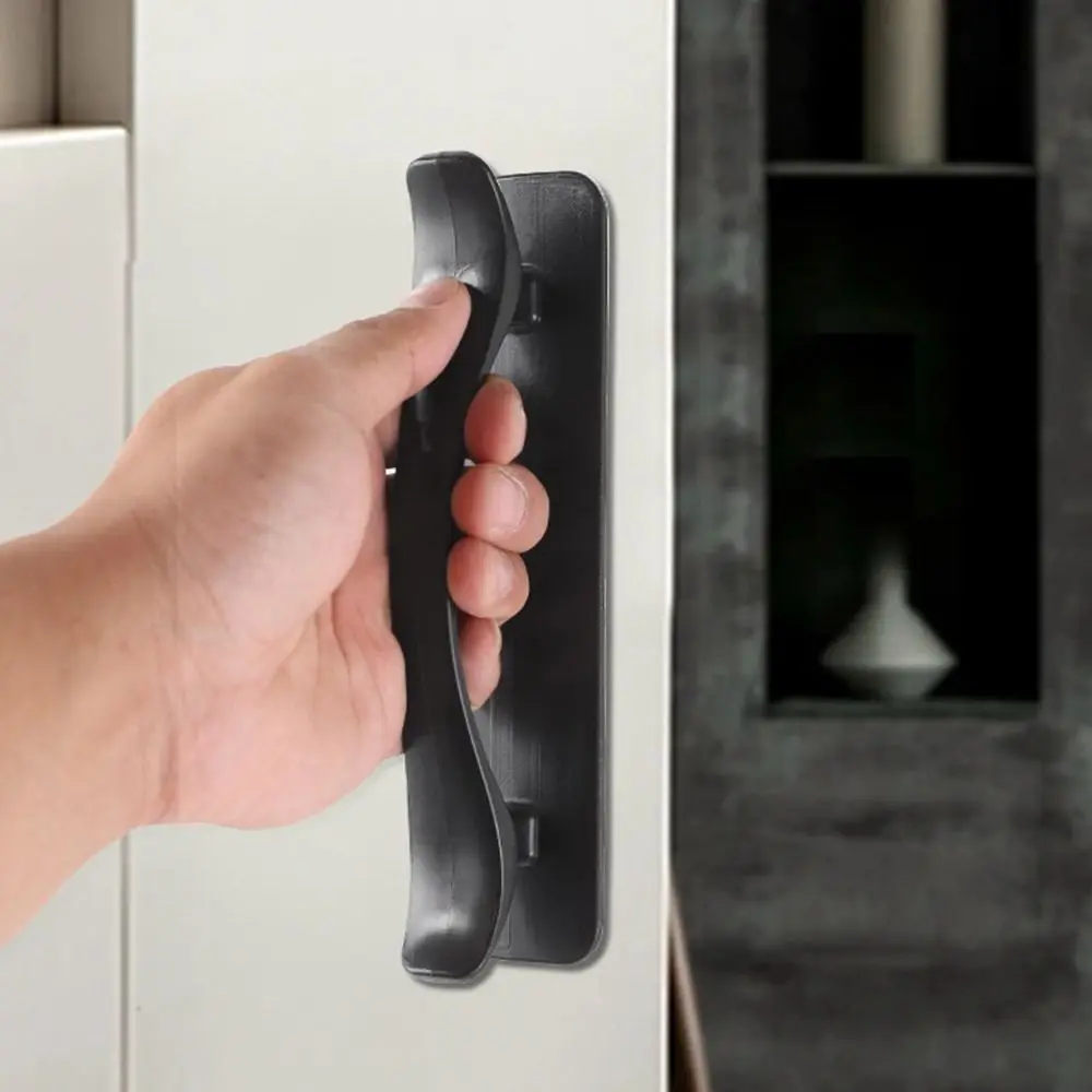 No-Drill Cabinet Handle | Self-Adhesive Plastic Pull | Easy Wardrobe Installation - Thumbnail 5