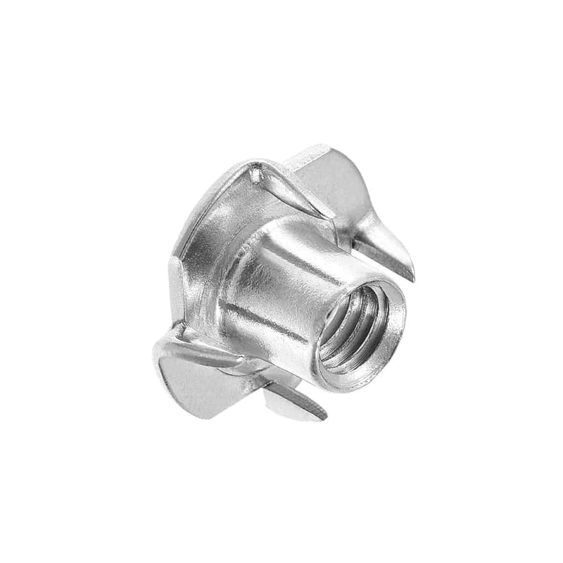 Claw T-Nuts | M4 M5 M6 M8 Carbon Steel | For Speaker & Wood Furniture Hardware - Image 1