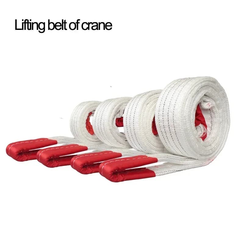 Heavy-Duty Polyester Lifting Sling | 1-2 Ton Capacity | Industrial-Grade Flat Hoist Belt - Thumbnail 2