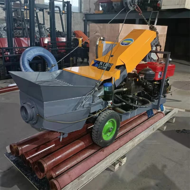 Concrete Mixer Pump | Trailer-Mounted Grouting System | High-Efficiency Construction Machinery - Thumbnail 3