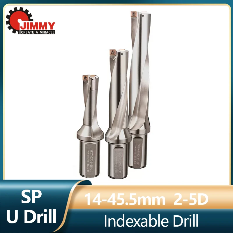 Indexable Drill Bits | SP Series C20-C40 | Quick-Change U-Drill for Metal - Thumbnail 2