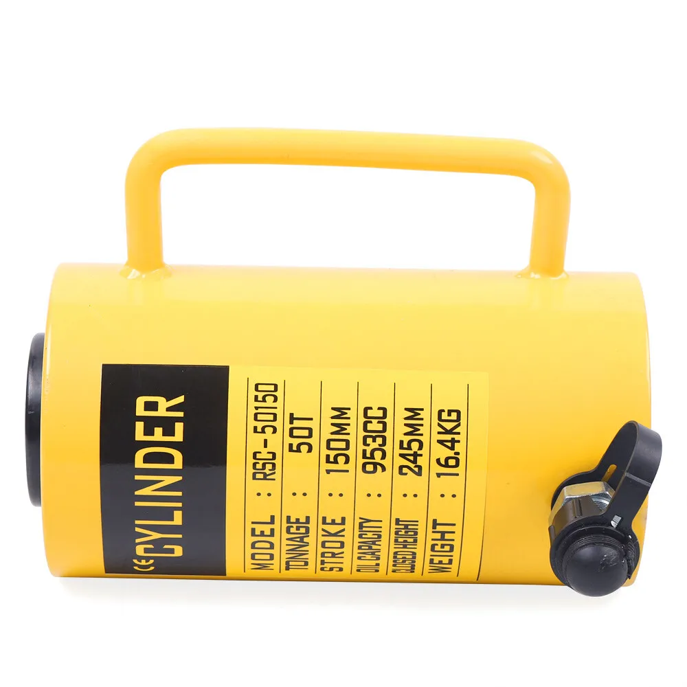 50-Ton Hydraulic Ram Jack | 6-Inch Stroke | Single-Acting RSC-50150 Cylinder - Thumbnail 2