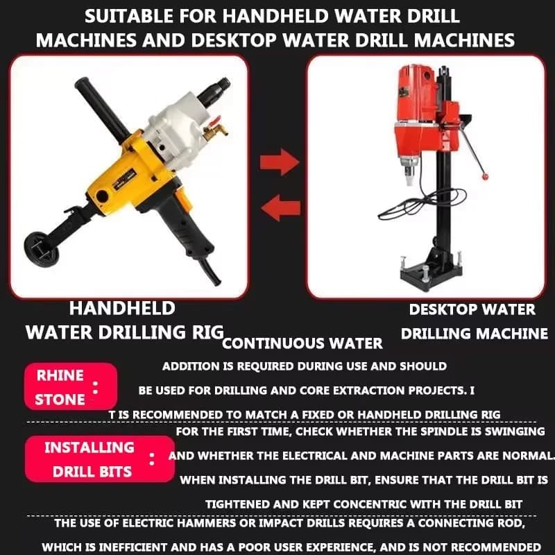 Diamond Core Drill Bit Set | 25-200mm | For Concrete & HVAC Installations - Thumbnail 4