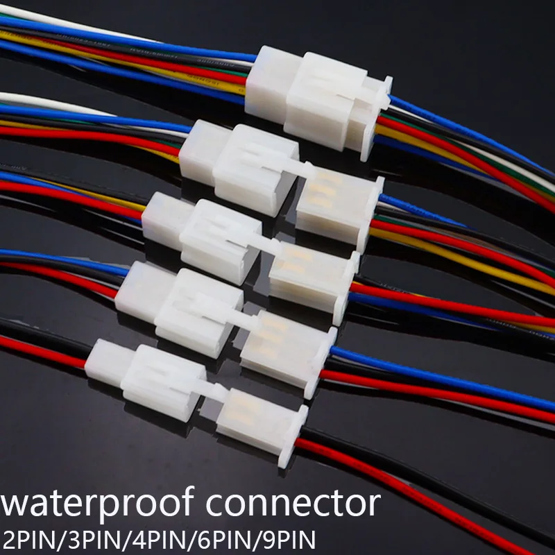 Automotive Wire Connector Kit | 2.8mm Quick-Connect Terminals | Male & Female Plugs for Motorcycle & Vehicle Wiring - Thumbnail 2