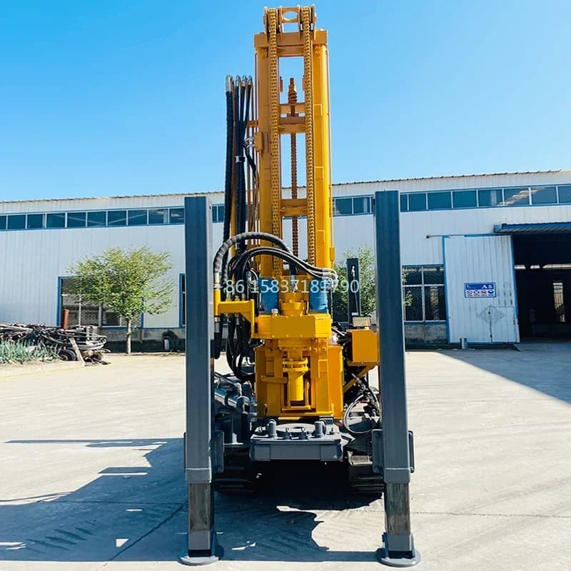 Hydraulic Water Well Drilling Rig | 80-300m Depth Capacity | Rotary Borehole Machine - Thumbnail 2