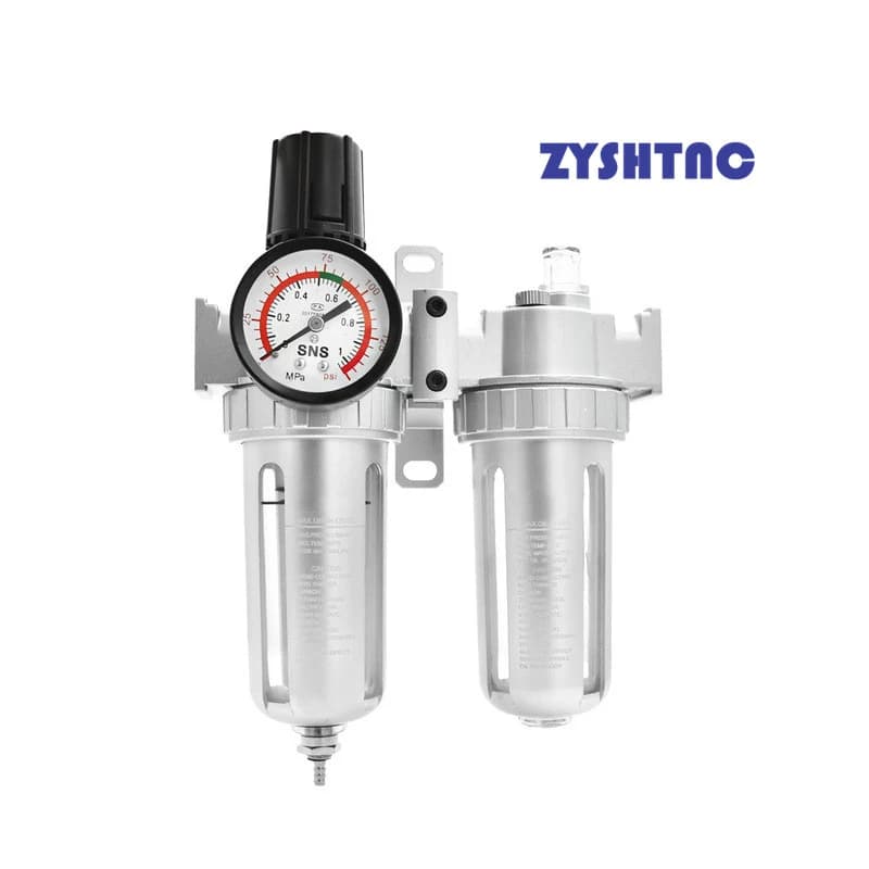 Air Compressor Filter | AFC2000 Oil-Water Separator | G1/4 Port | Pressure Regulation - Thumbnail 3