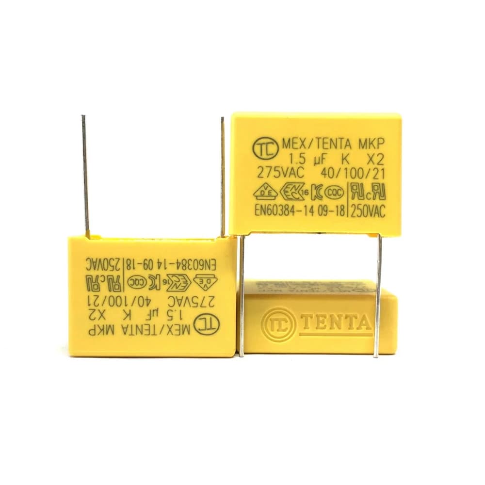X2 Safety Capacitors | 275VAC Polypropylene Film | 10-Pack for Power Supply & EMI Filtering - Thumbnail 2