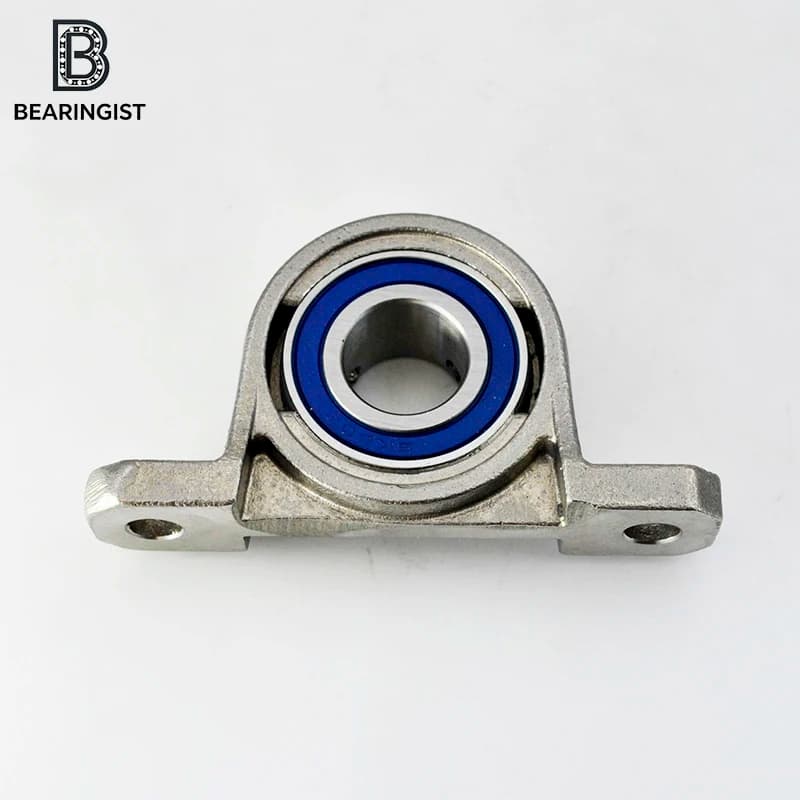 Pillow Block Bearing | 304 Stainless Steel | 10-25mm Mounted Bearings - Thumbnail 2