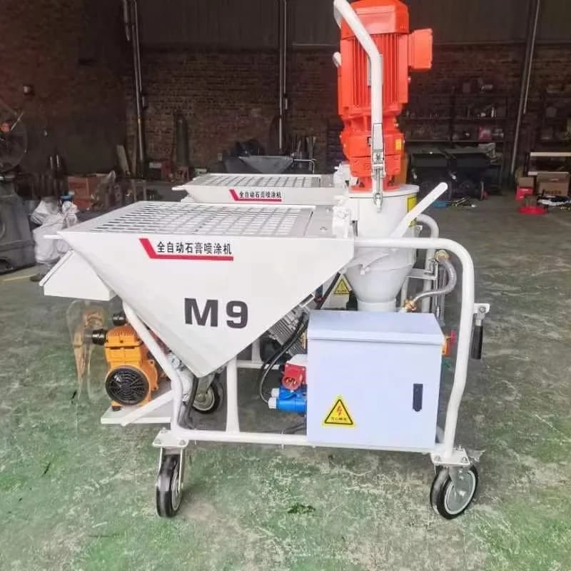 Mortar & Plaster Sprayer | Electric Rendering Pump for Drywall & Cement - Thumbnail 4
