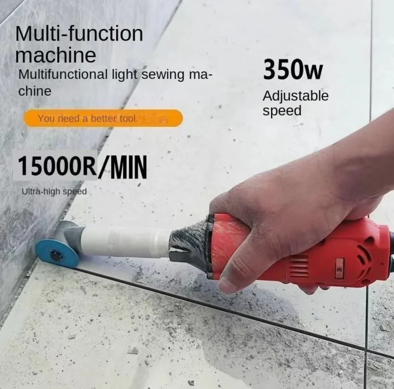 90-Degree Rotary Tool Attachment | Multi-Purpose Engraving, Polishing & Cleaning Kit - Thumbnail 3