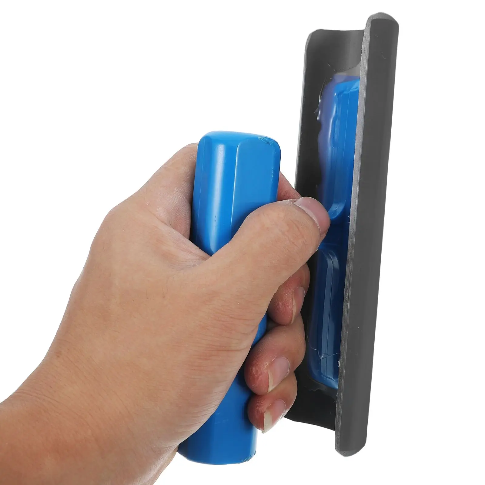 Curved Trowel for Concrete & Plaster | Lightweight Edge Smoother & Finishing Tool - Thumbnail 6
