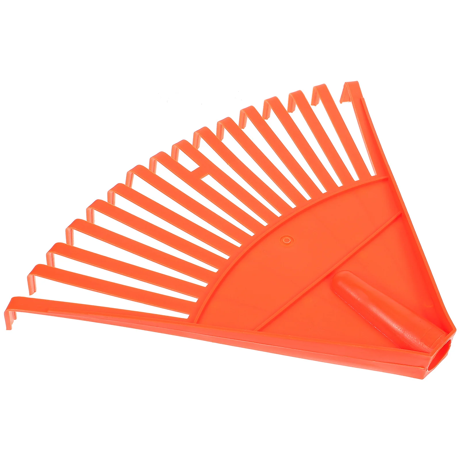 Plastic Leaf Rake | Small Garden Tool for Soil & Flowerbeds | Lightweight Weed Root Digger - Thumbnail 2
