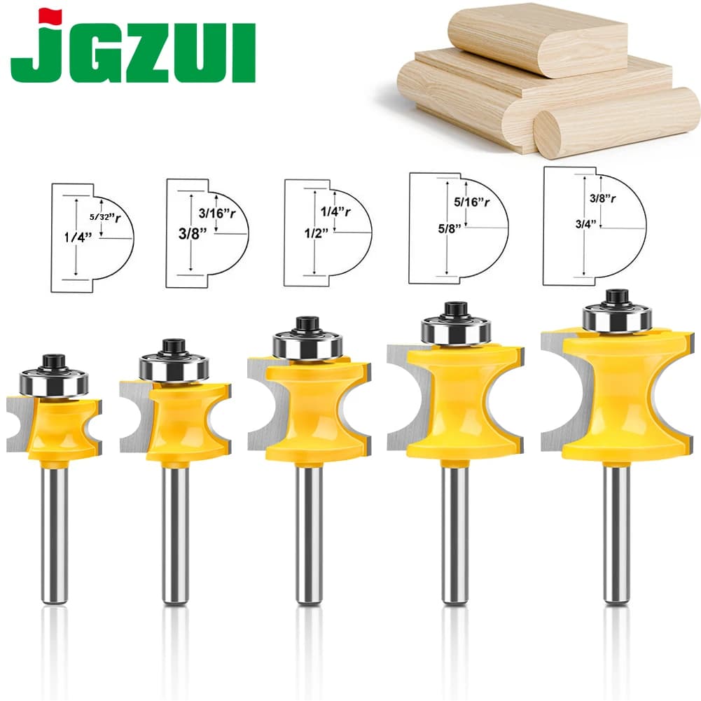 6mm Shank Router Bit | 1/4 Cutting Diameter | For Detail Woodworking & CNC - Thumbnail 2