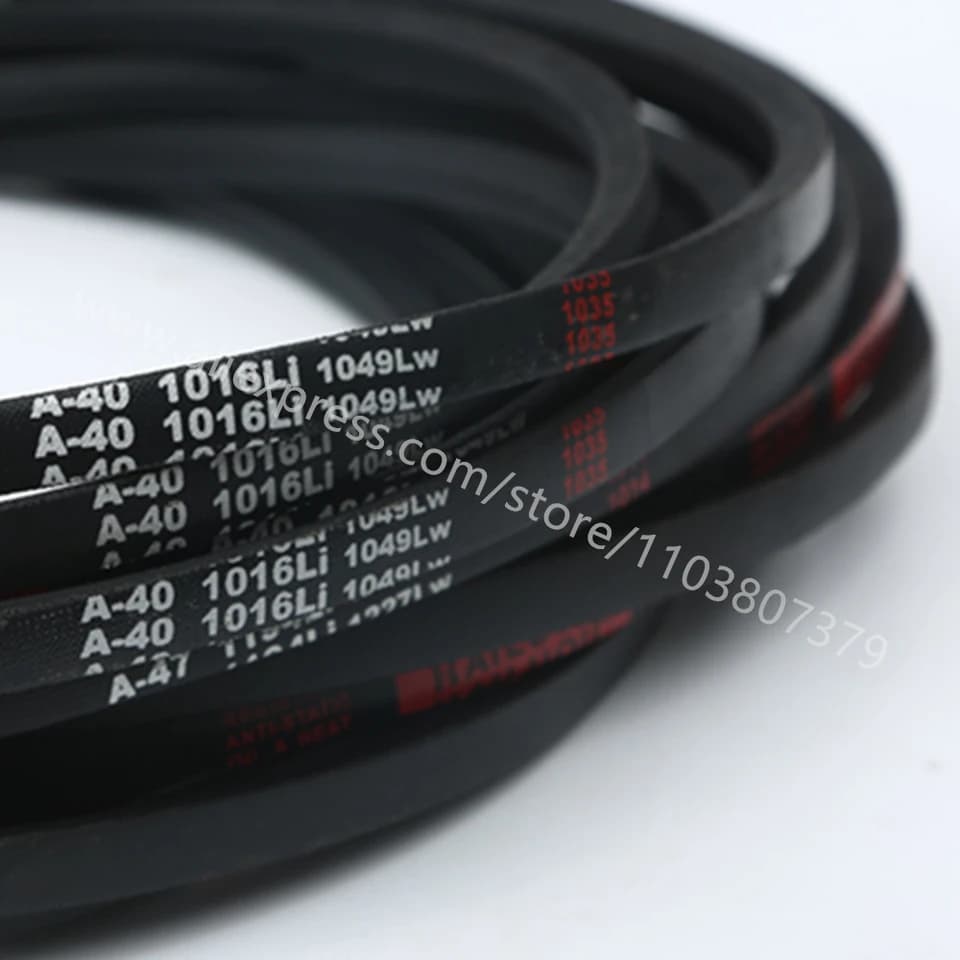 A V Belt | Black Rubber Transmission Strap | 16 to 66 Inch Lengths - Thumbnail 3