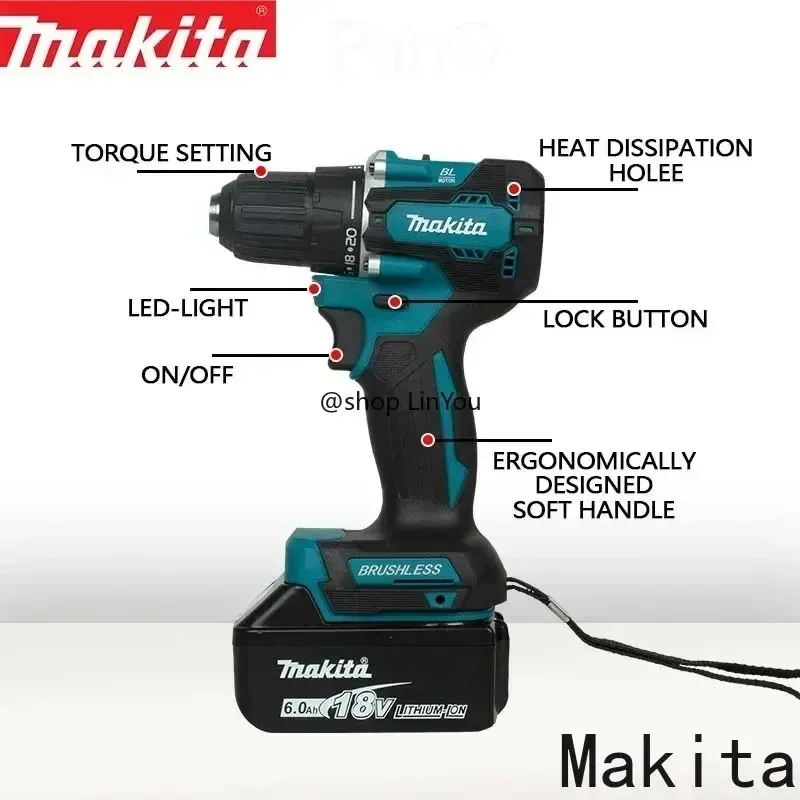 Makita 18V High-Capacity Replacement Battery | 5.0Ah, 6.0Ah, or 9.0Ah Li-Ion | Extended Runtime for Power Tools - Thumbnail 4
