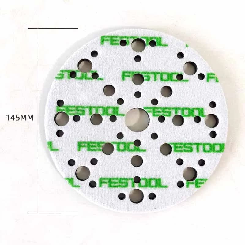 6-Inch Round Sanding Pad | 48-Hole Porous Cushion | 150mm Thickened Sponge - Thumbnail 2