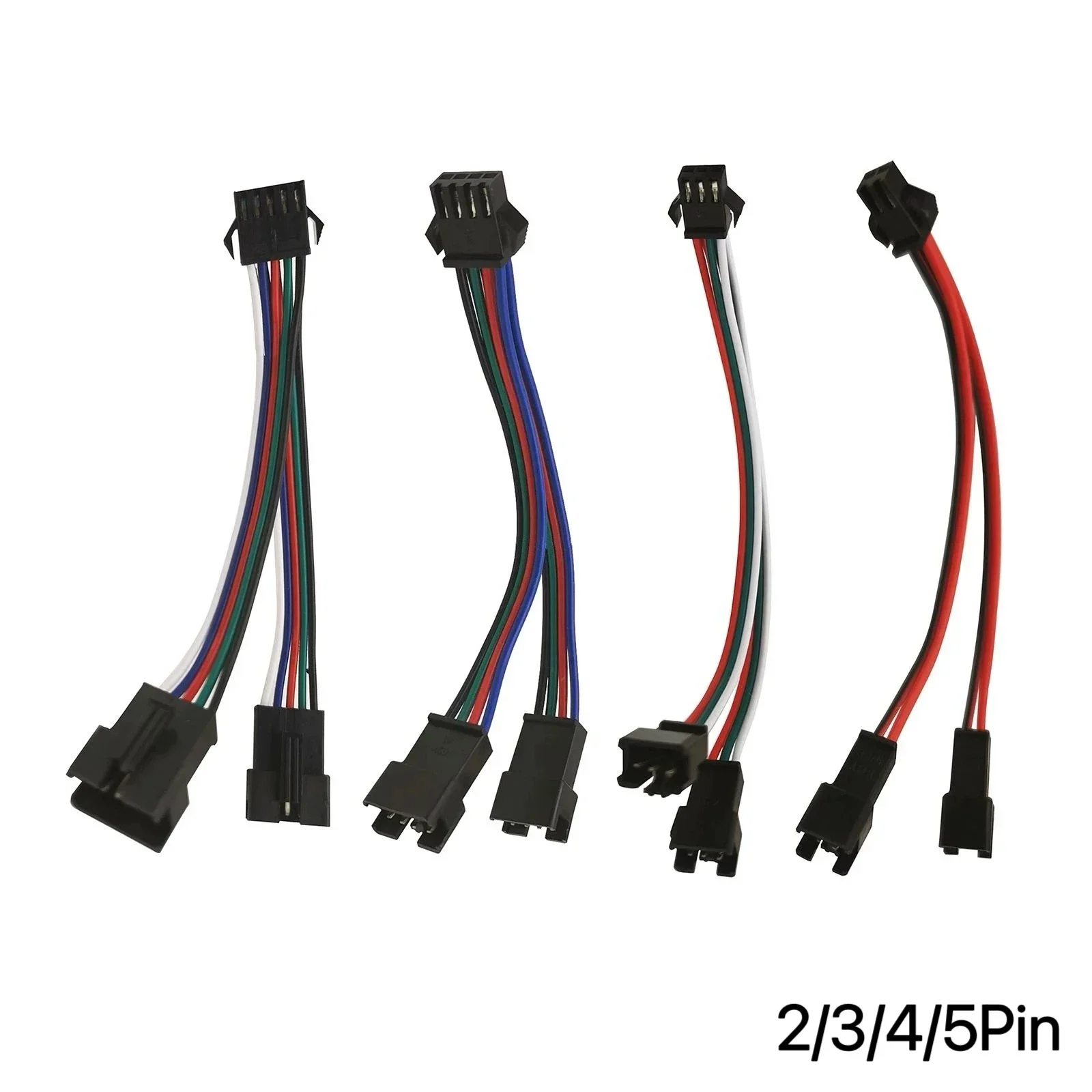 SM2.54 JST Connector Cable Set | 1-to-2 Splitter for LED Strip Lights | 15cm Male-to-Female - Thumbnail 2