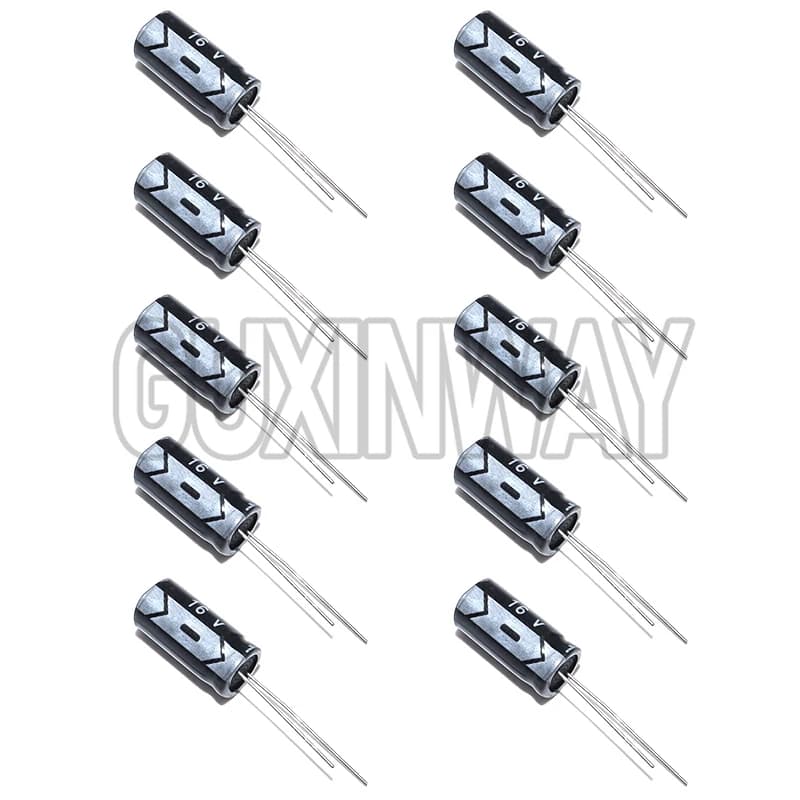 2200uF 16V Radial Capacitor | 10-Pack | High-Performance Aluminum Electrolytic - Thumbnail 2