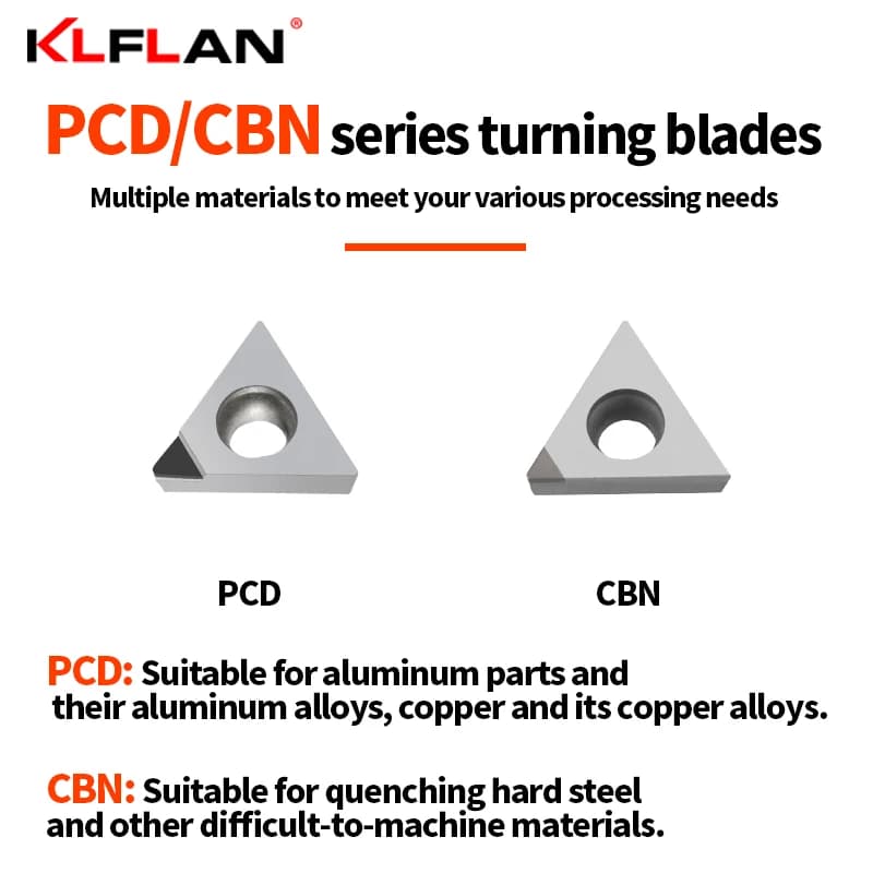 TBGT0601 CNC Lathe Insert | PCD Diamond & CBN Coating for Aluminum, Copper, and Cast Iron - Thumbnail 5