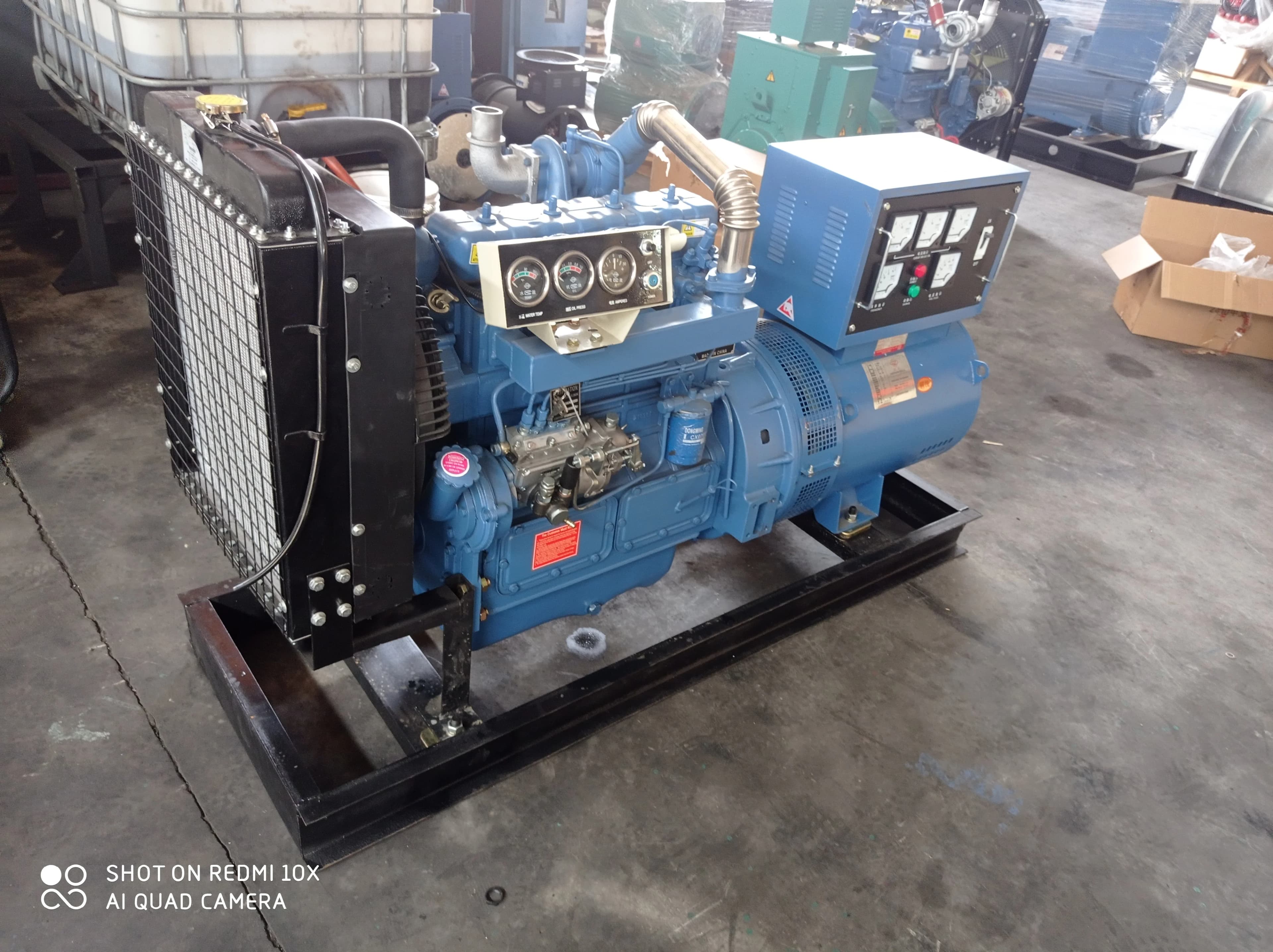 weifang Ricardo brand 30kw 37.5kva diesel generator with ZH4100D diesel engine and brush alternator diesel generator power - Thumbnail 2