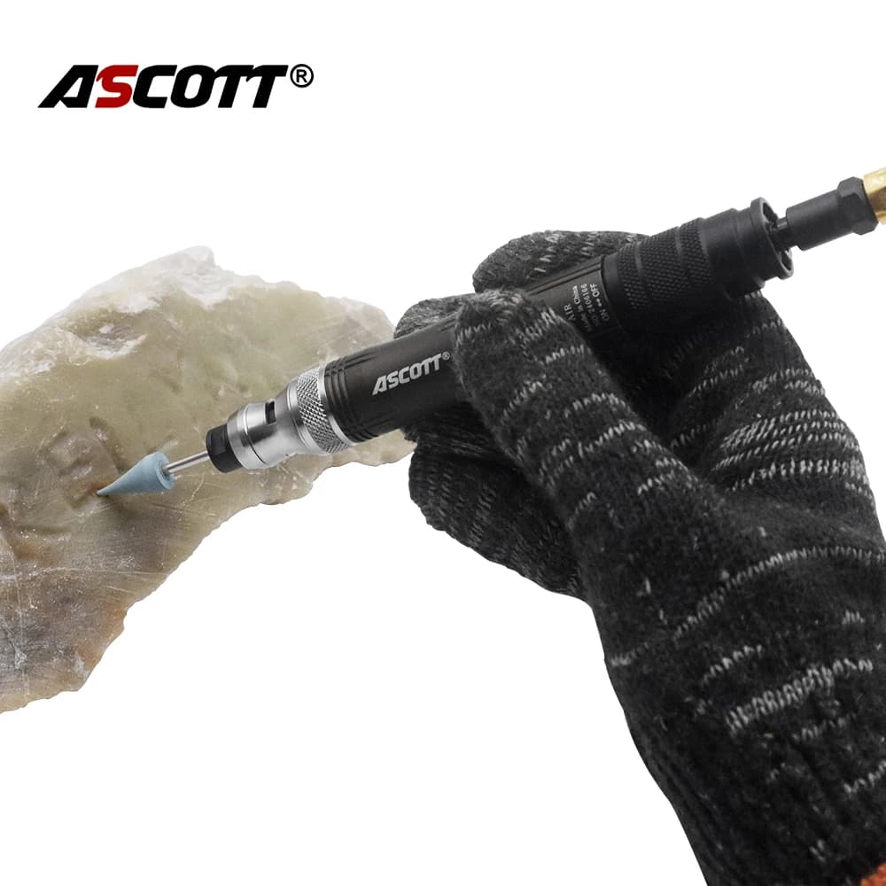 High-Speed Pneumatic Micro Die Grinder | Mini Air Polishing & Engraving Pen for Precision Grinding & Cutting | Pencil Type - Thumbnail 6