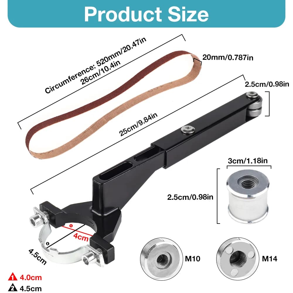Cordless Belt Sander | Compact Multi-Tool for Polishing & Grinding | DIY & Home Workshop - Thumbnail 4