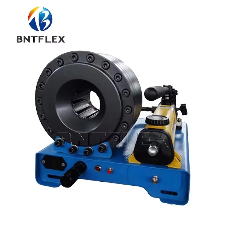 Portable Hydraulic Hose Press | BNT30A Hand Pump | Heavy-Duty Crimping Tool - Thumbnail 3