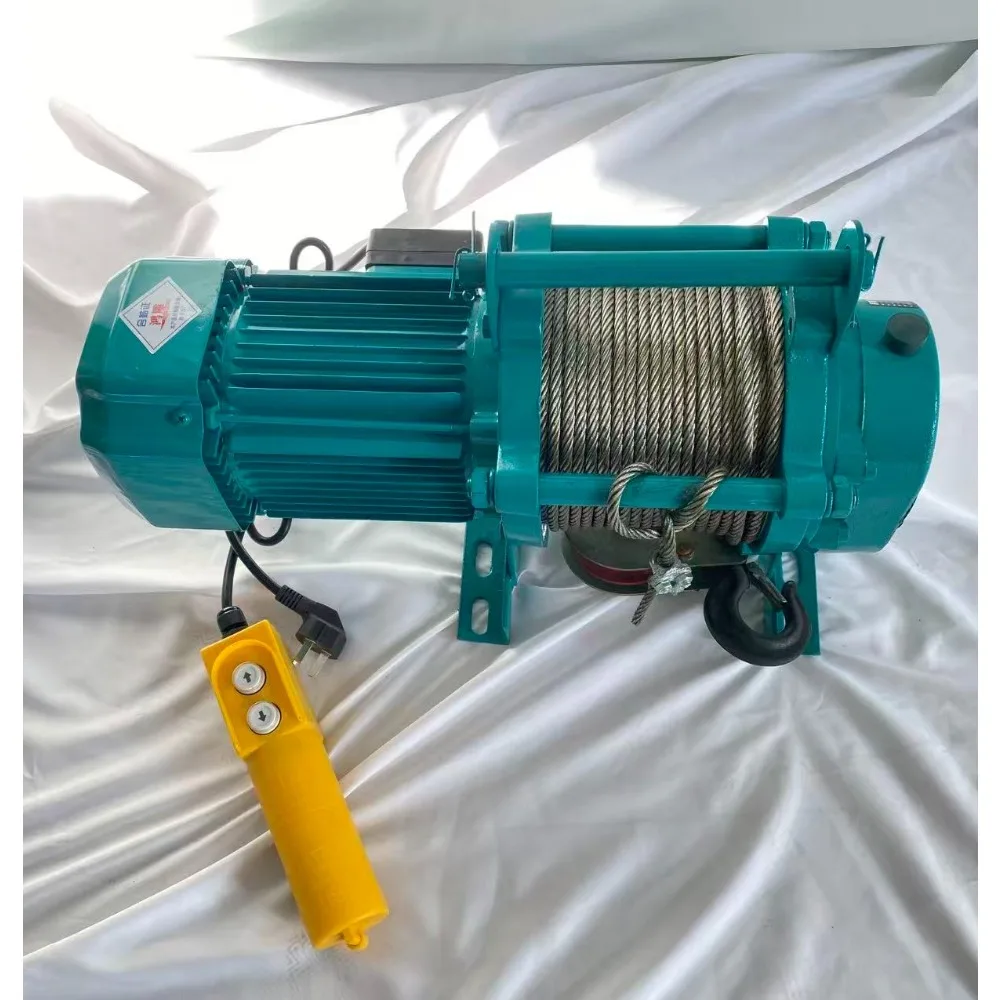Multi-functional Electric Hoist Winch 220V Crane for Factory Warehouse Home Renovation Lifting Support 1/1.5/2T - Thumbnail 3