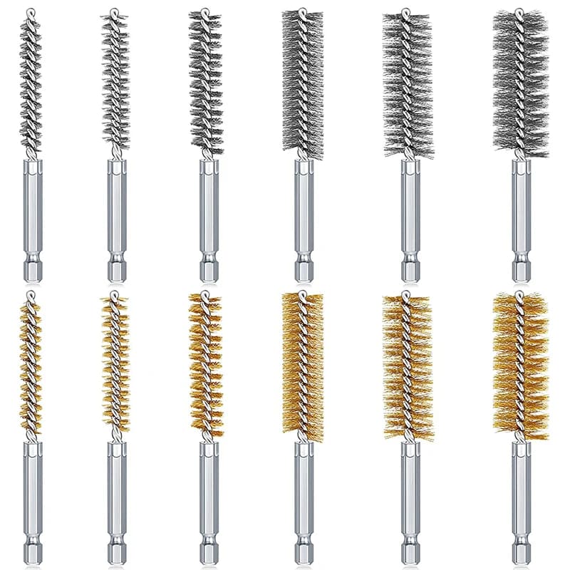 Drill Brush Kit | Heavy-Duty Stainless Steel Wire | Power Tool Cleaning Attachments - Thumbnail 4