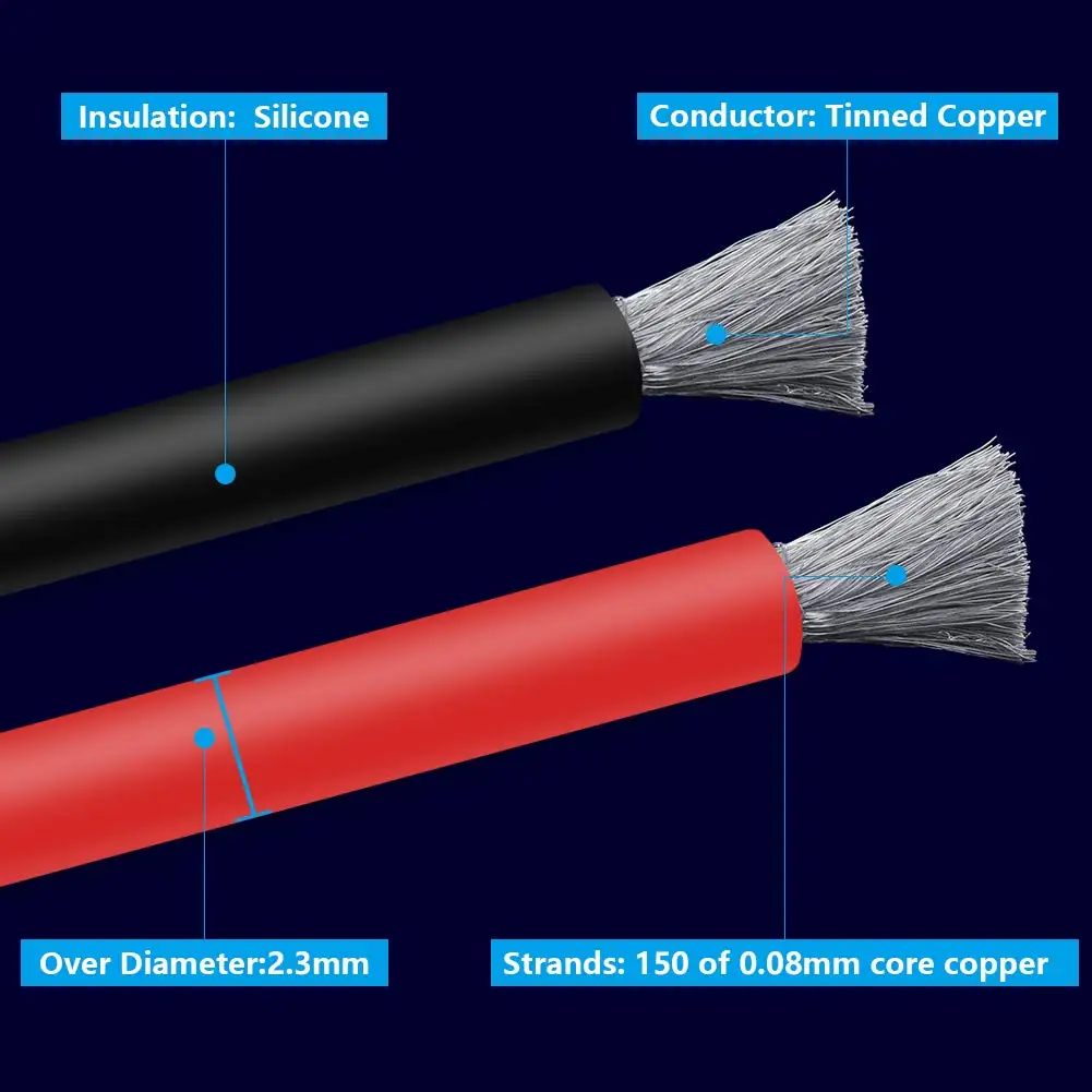 Silicone Wire | 18 AWG Stranded Tinned Copper | 5 Colors, 16.4ft Spools - Thumbnail 5