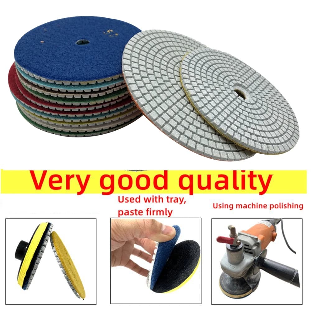 6-Inch Diamond Polishing Pad | Granite, Marble & Concrete Restoration Disc - Thumbnail 2
