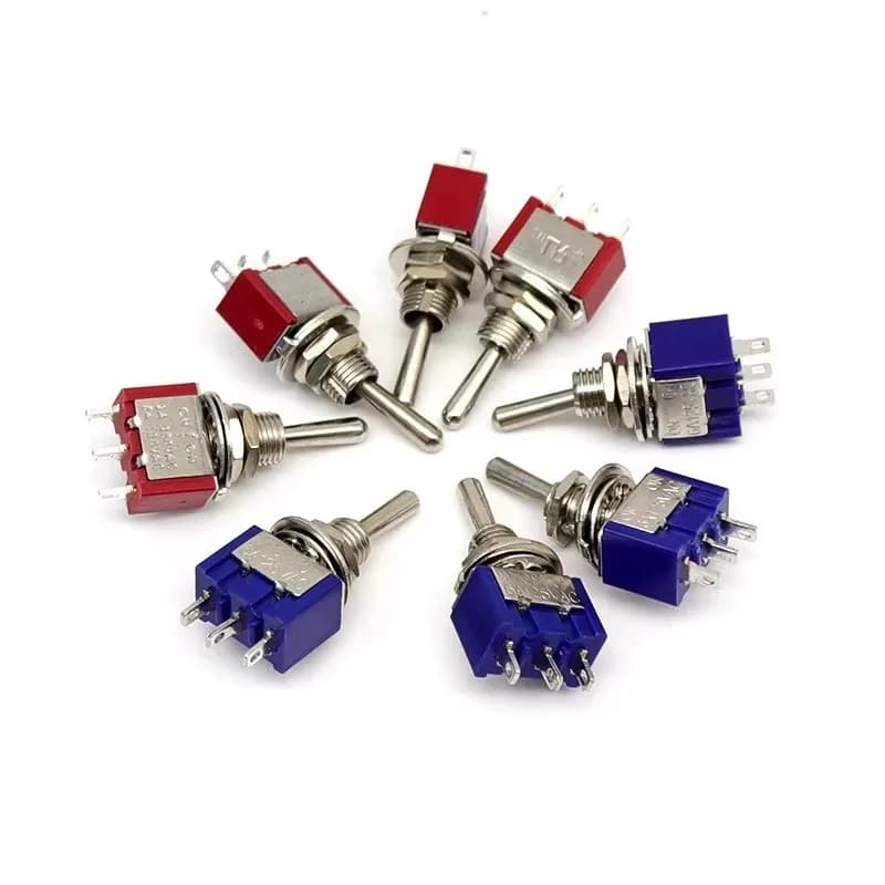 Mini Toggle Switches | 2 & 3 Position SPDT/DPDT | MTS Series for Electronics & DIY - Thumbnail 4