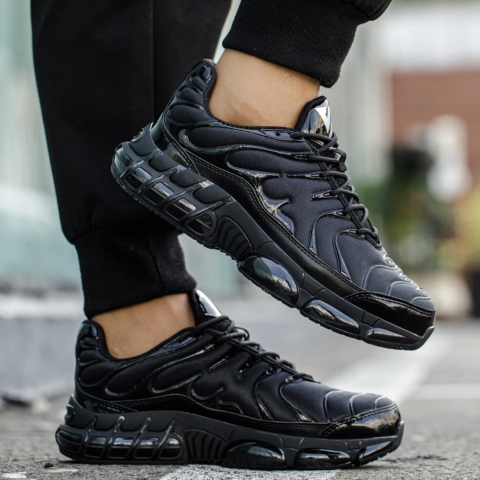 Grade Safety Shoes | Puncture-Proof Steel Toe | Heavy-Duty Men's Work Sneakers - Thumbnail 5