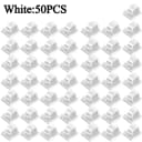 50 Pcs White