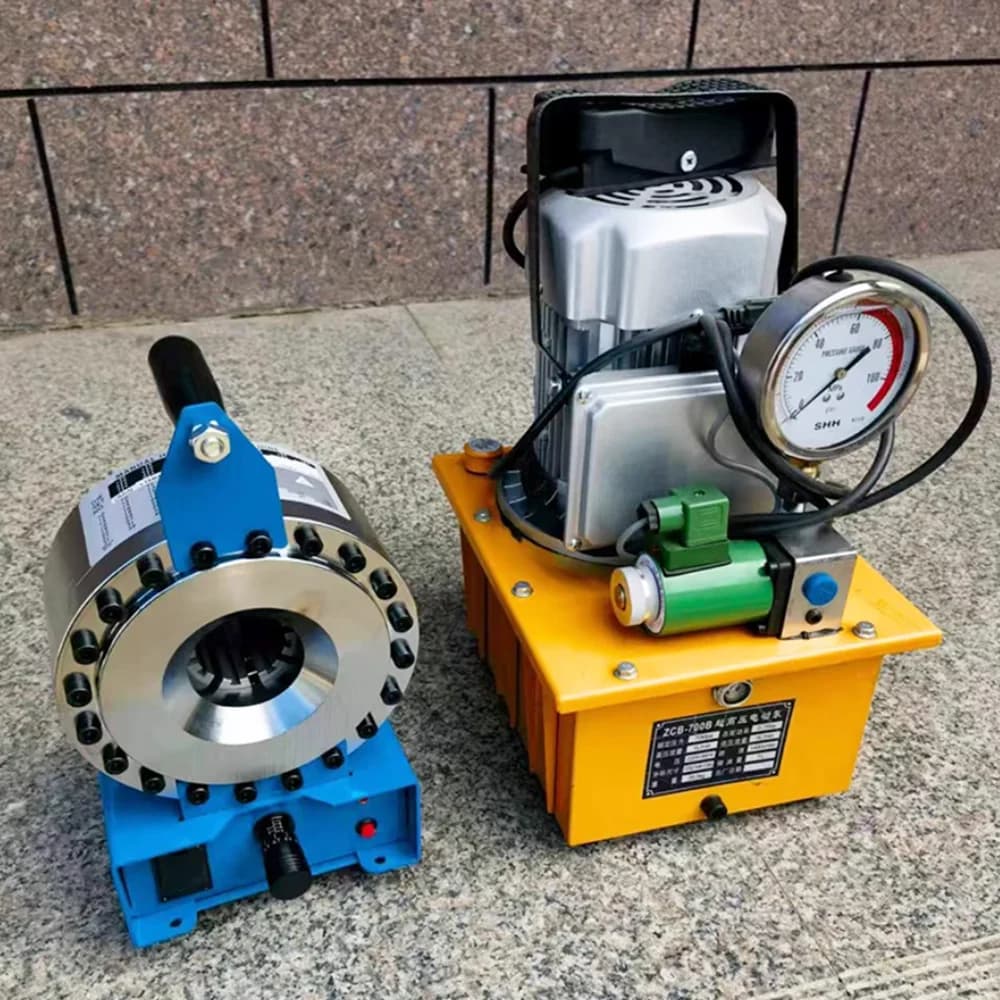 Hydraulic Hose Crimping Machine | 1 Manual Press Tool with 8-Die Set - Thumbnail 5