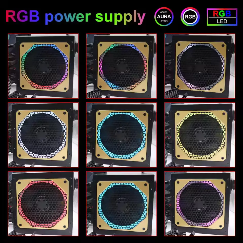 1000W 80 Plus Gold Fully Modular ATX Power Supply | Active PFC | Dual CPU & GPU Ready - Thumbnail 5