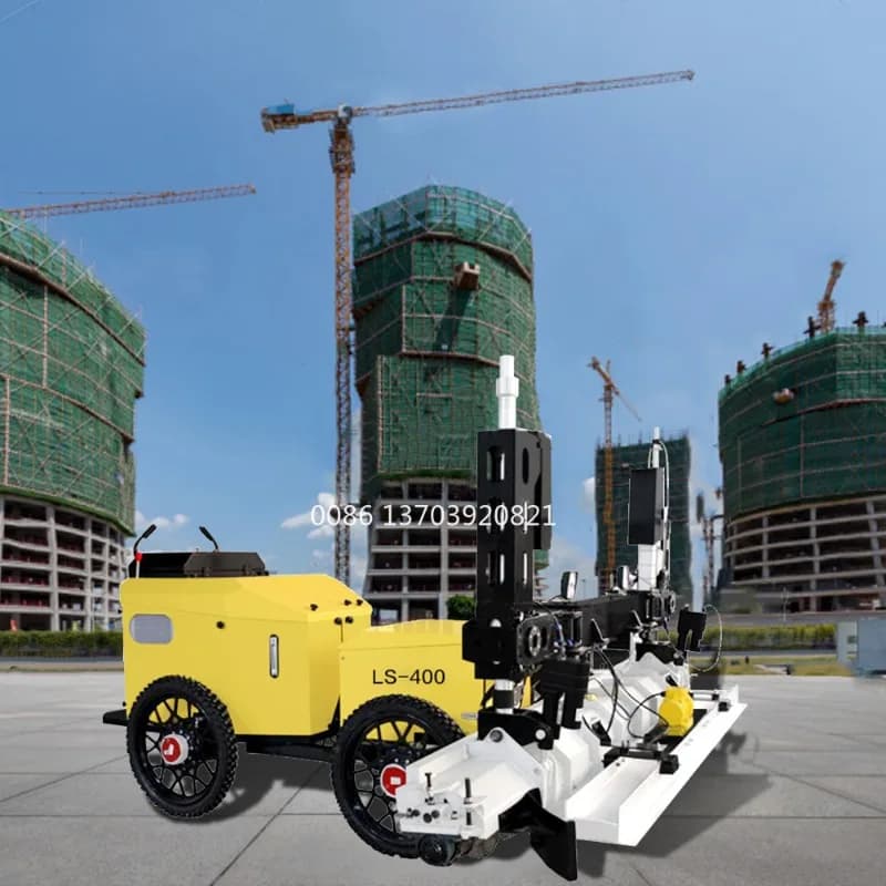 Laser Screed Machine | Automated Concrete Floor Leveling System | Ride-On Operation - Thumbnail 4