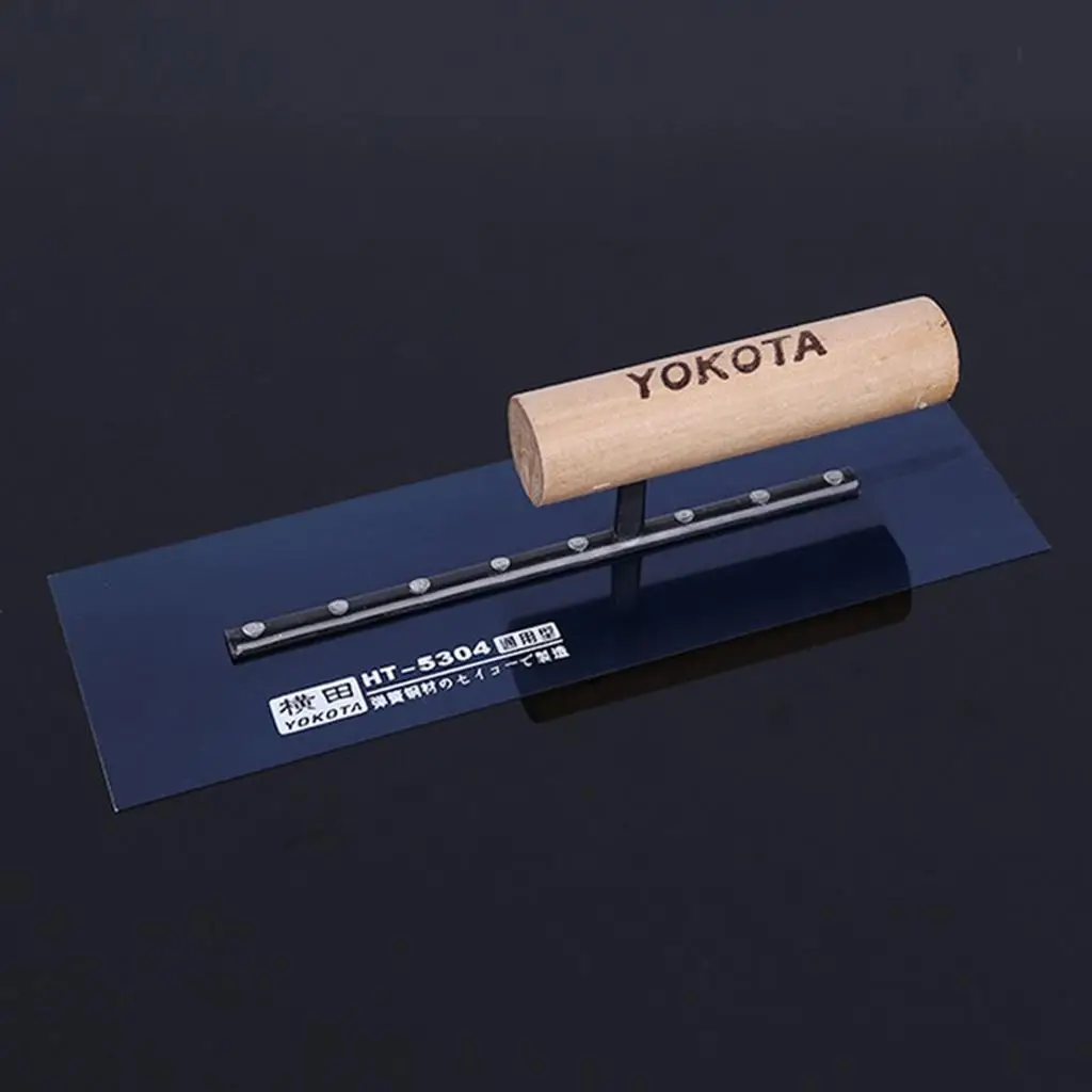 Concrete Finishing Trowel | Carbon Steel Blade for Smooth Plastering & Cement Work - Thumbnail 2