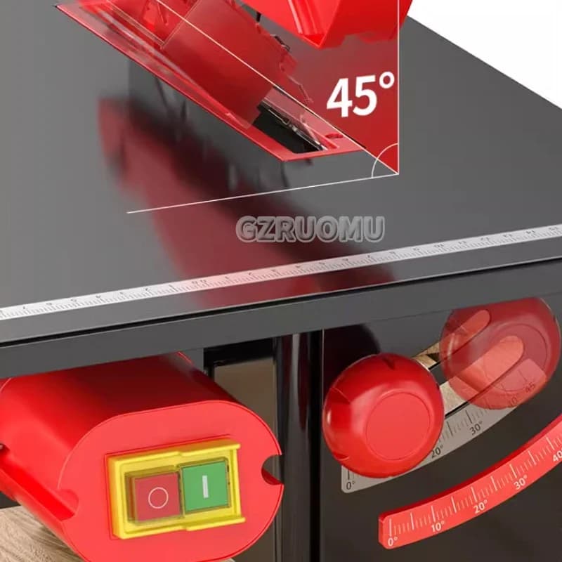 8-Inch Table Saw | Brushless Motor & Aluminum Miter Gauge | Compact Workshop & DIY Power Tool - Thumbnail 2