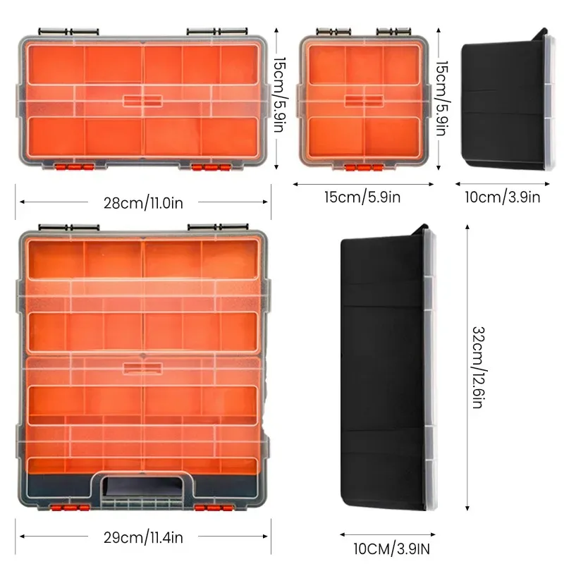 Capacity Hardware Toolbox | Thickened Durable Storage | Multifunctional Classifiable Organizer - Thumbnail 5