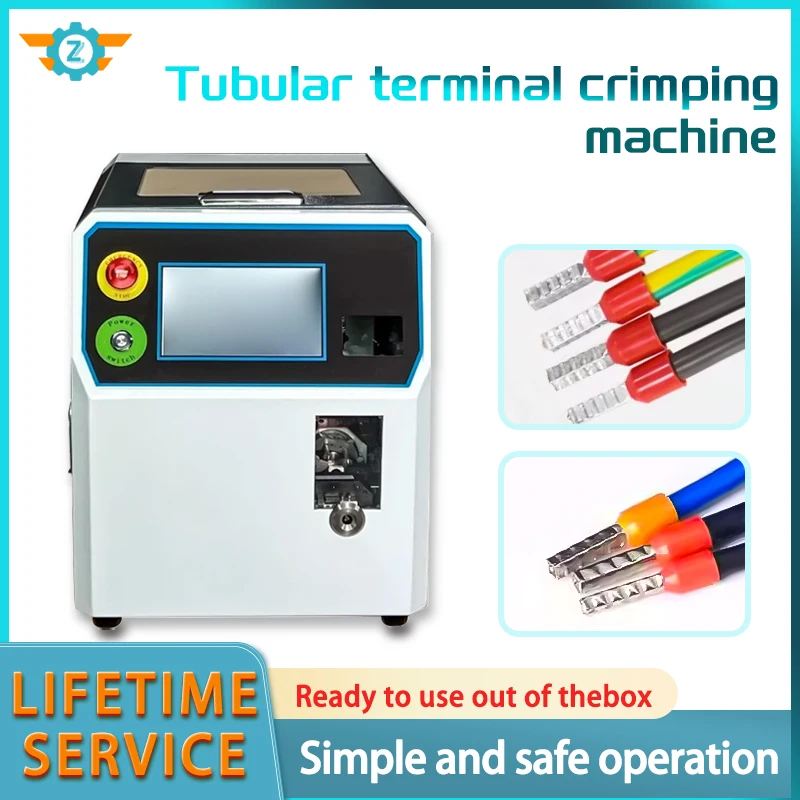 Wire Terminal Crimping Machine | 0.5-16mm² Capacity | Automated Stripping & Crimping Tool - Thumbnail 2
