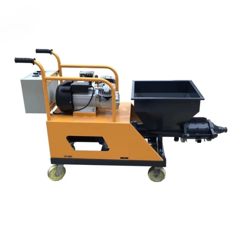 Mortar & Plaster Sprayer | 100L Capacity | High-Performance Electric/Diesel Construction Machine - Thumbnail 2