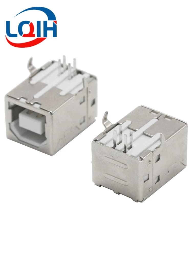 USB Type-A & Type-B PCB Sockets | 90-Degree & Straight Solder Jacks for Secure Connections - Thumbnail 5