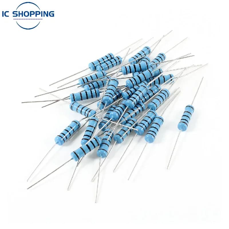 Metal Film Resistor Kit | 20-Piece 1% Tolerance Set | 0.1 Ohm to 1M Ohm Values - Thumbnail 4