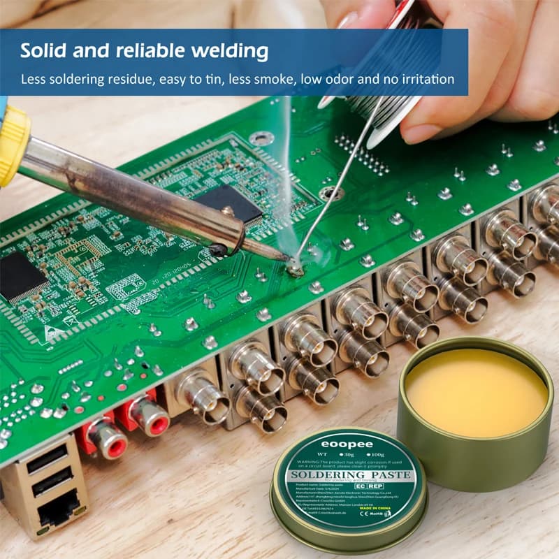 Lead-Free Solder Paste Flux | 10g, 30g, 100g Sizes | Precision Welding & PCB Repair - Thumbnail 2